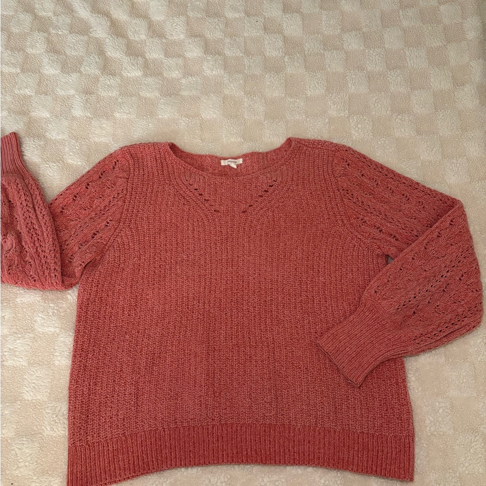Maurices Women's Sweater - Warm Coral